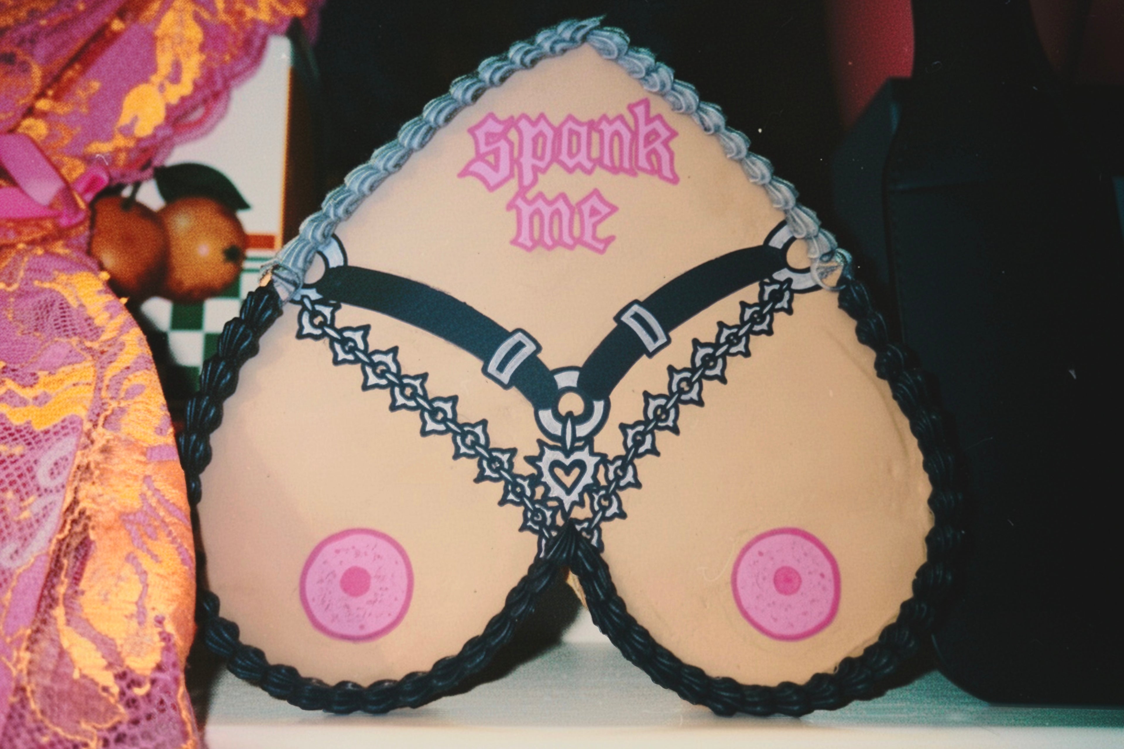 Spank Me Tits Frosted Fake