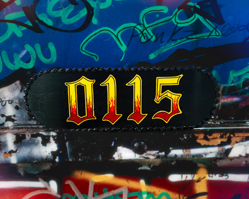Area code flames Scakeboard