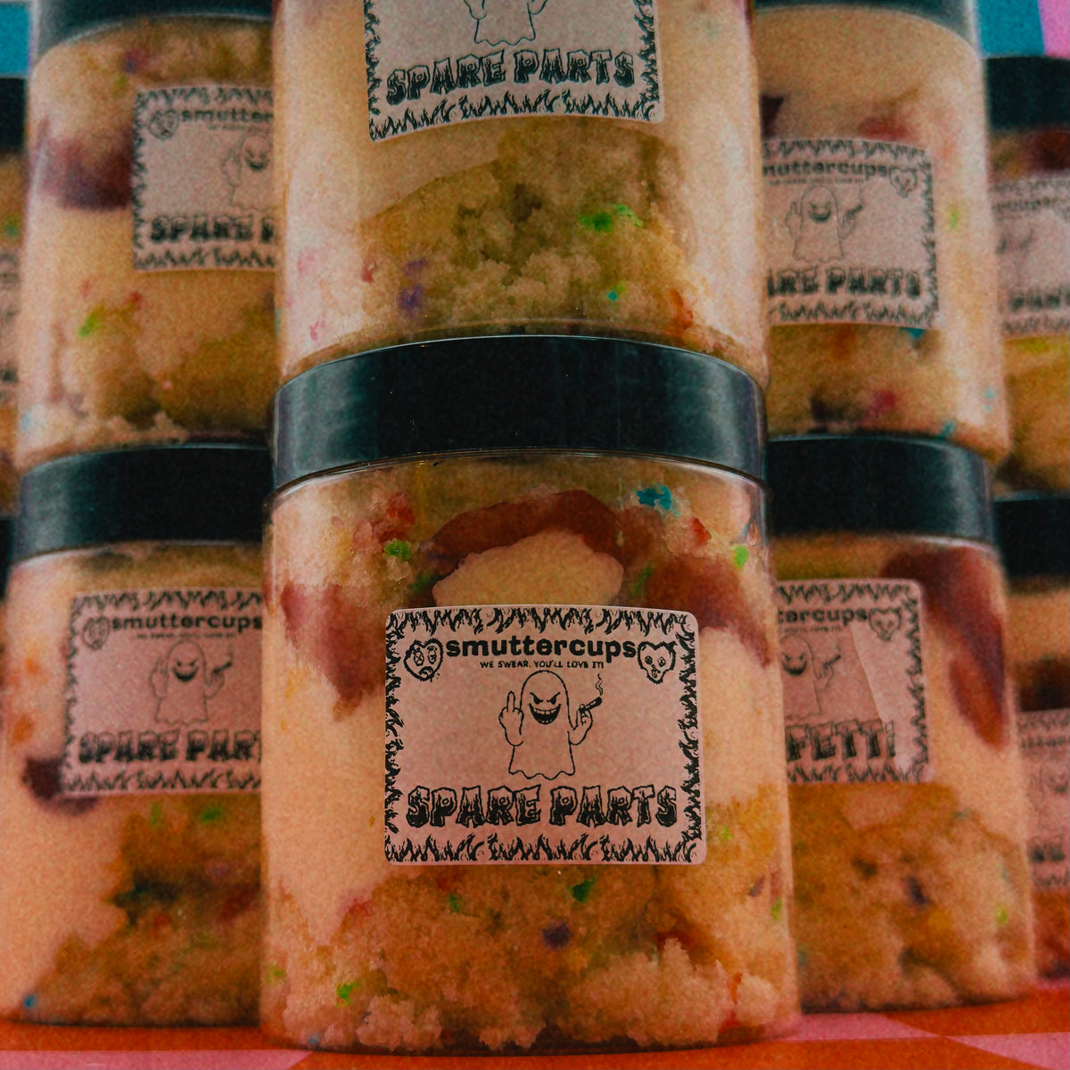 Vegan and GF Spare Parts - Cake Jars