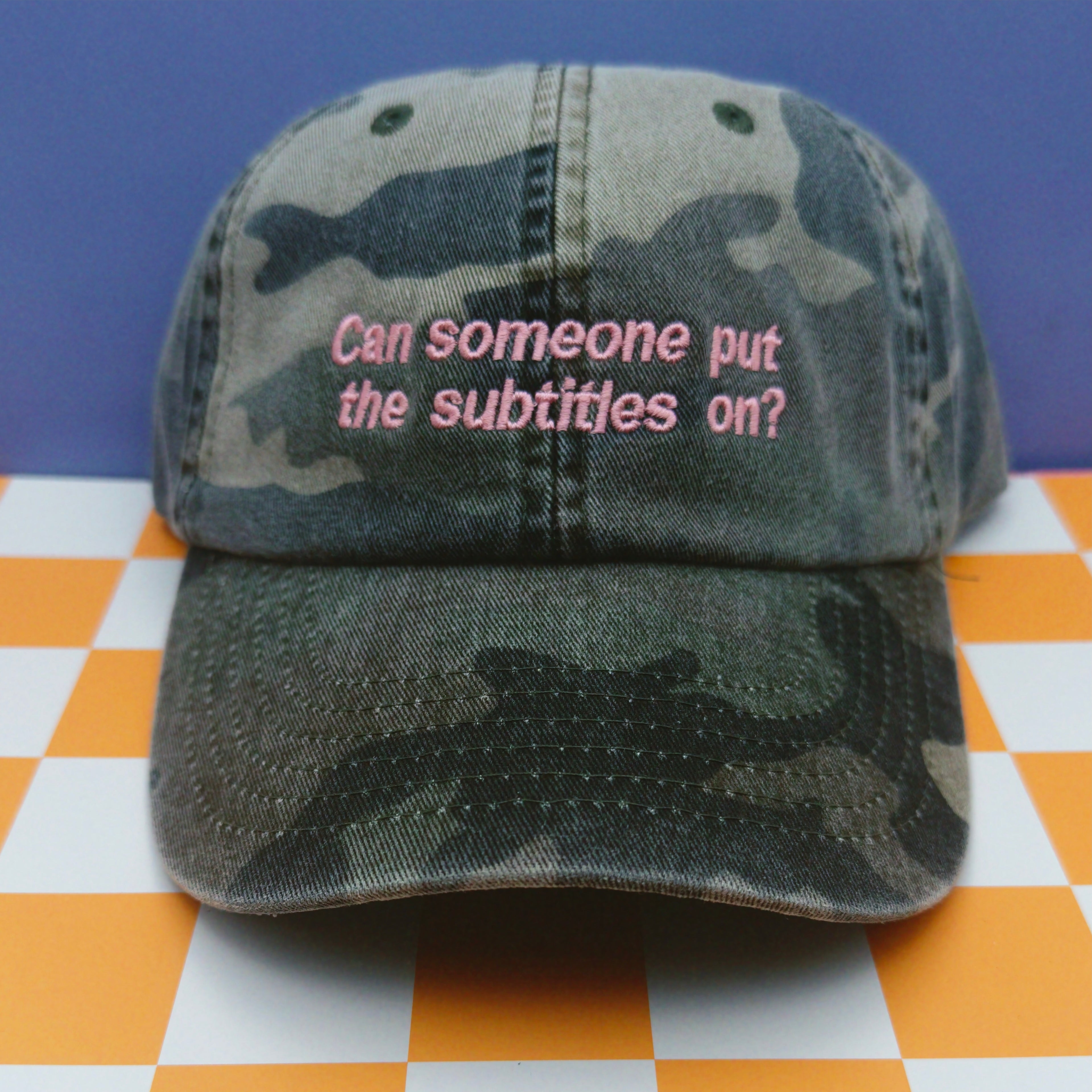 Can someone put the subtitles on? hat