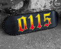 Area code flames Scakeboard