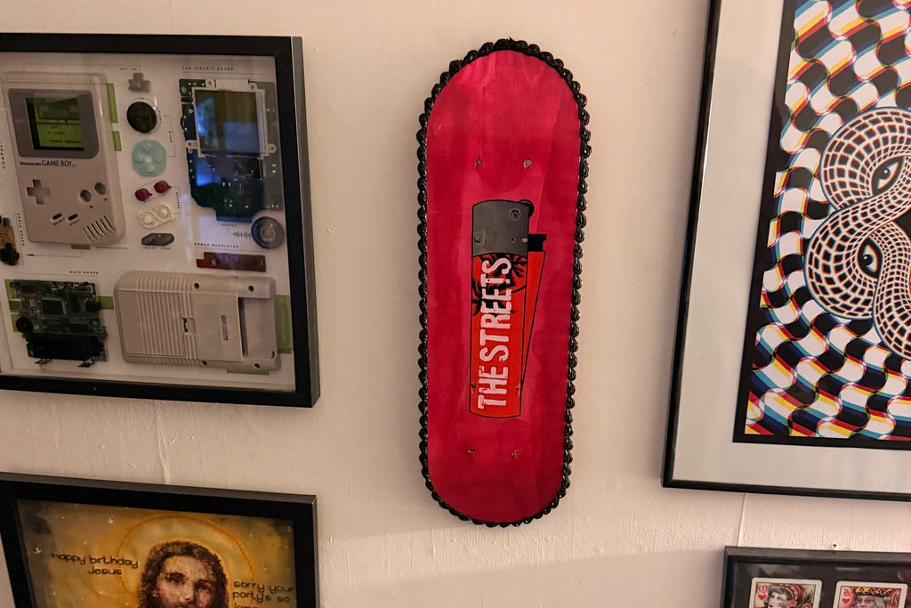 The Streets orange Clipper Scakeboard