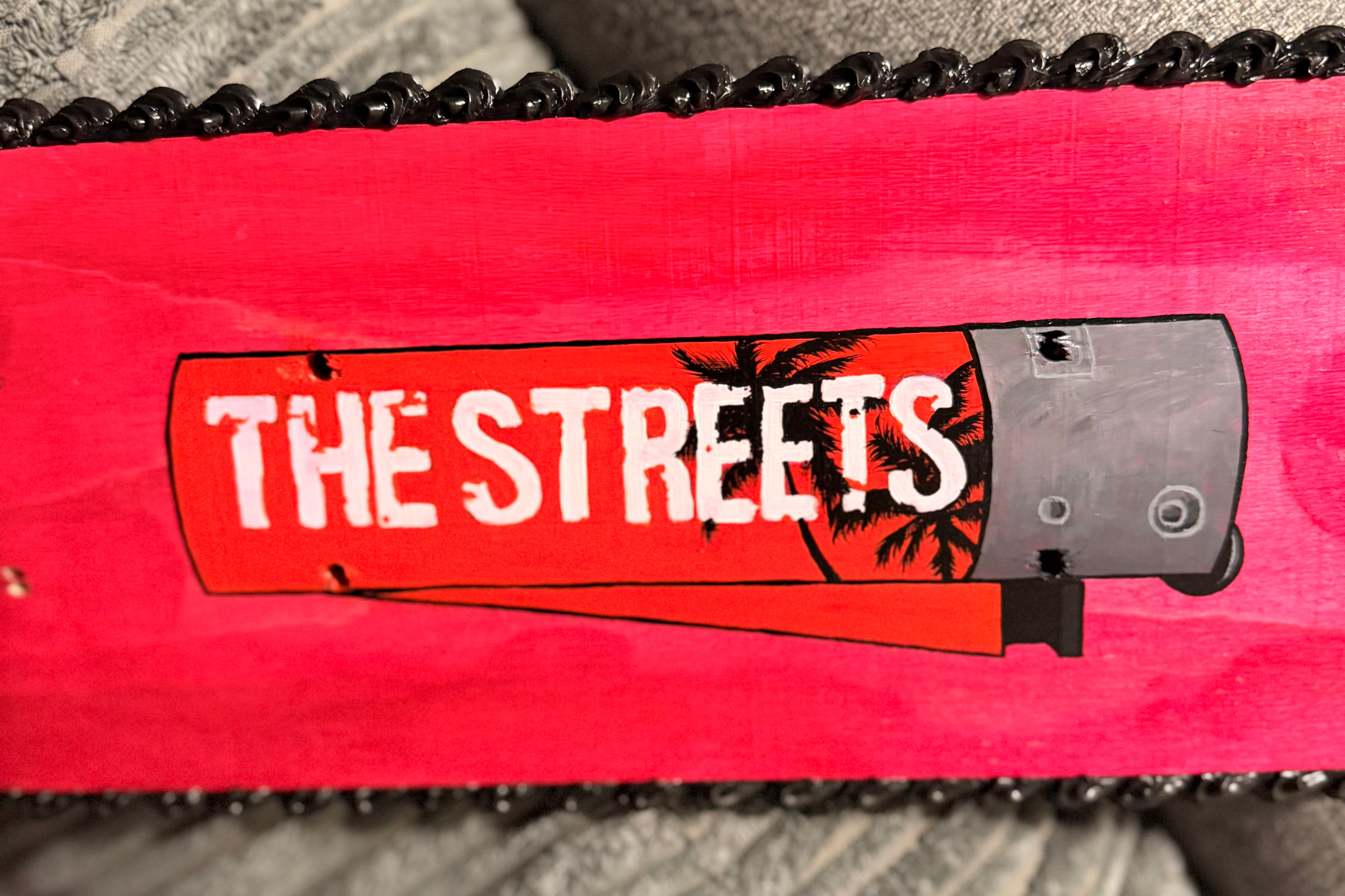 The Streets orange Clipper Scakeboard