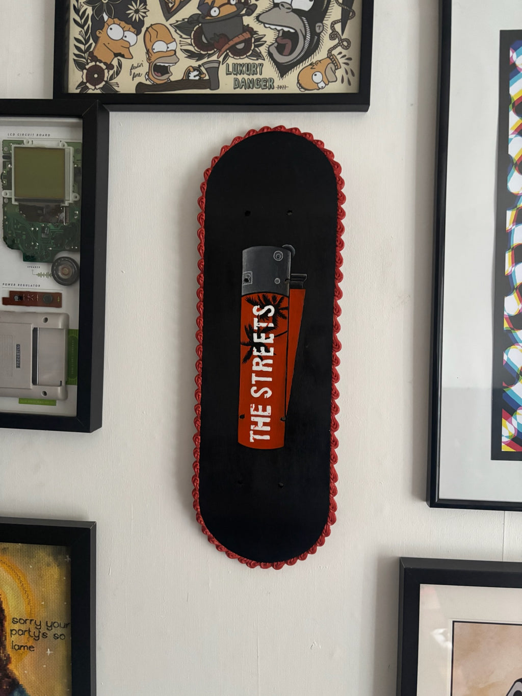 The Streets orange Clipper Scakeboard