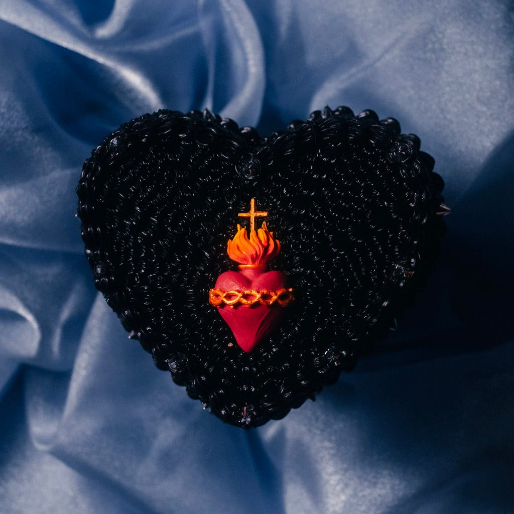 Sacred Heart Frosted Fake