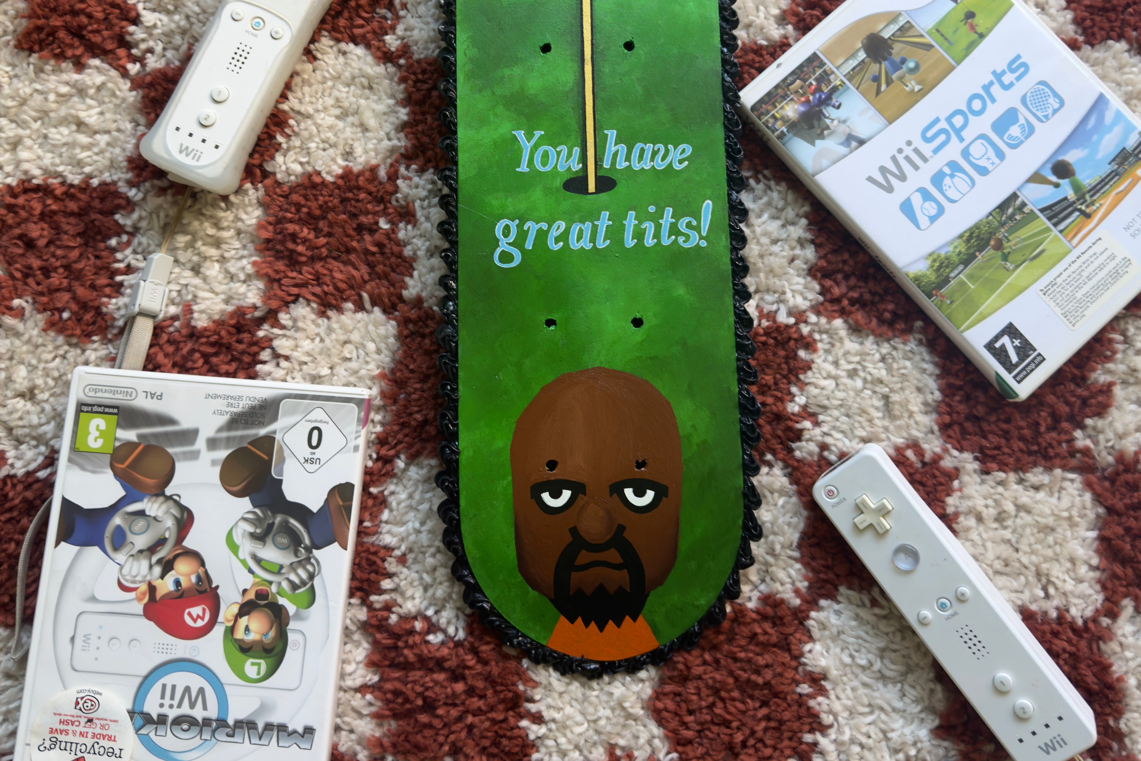 You Have Great Tits - Wii Mathew Scakeboard