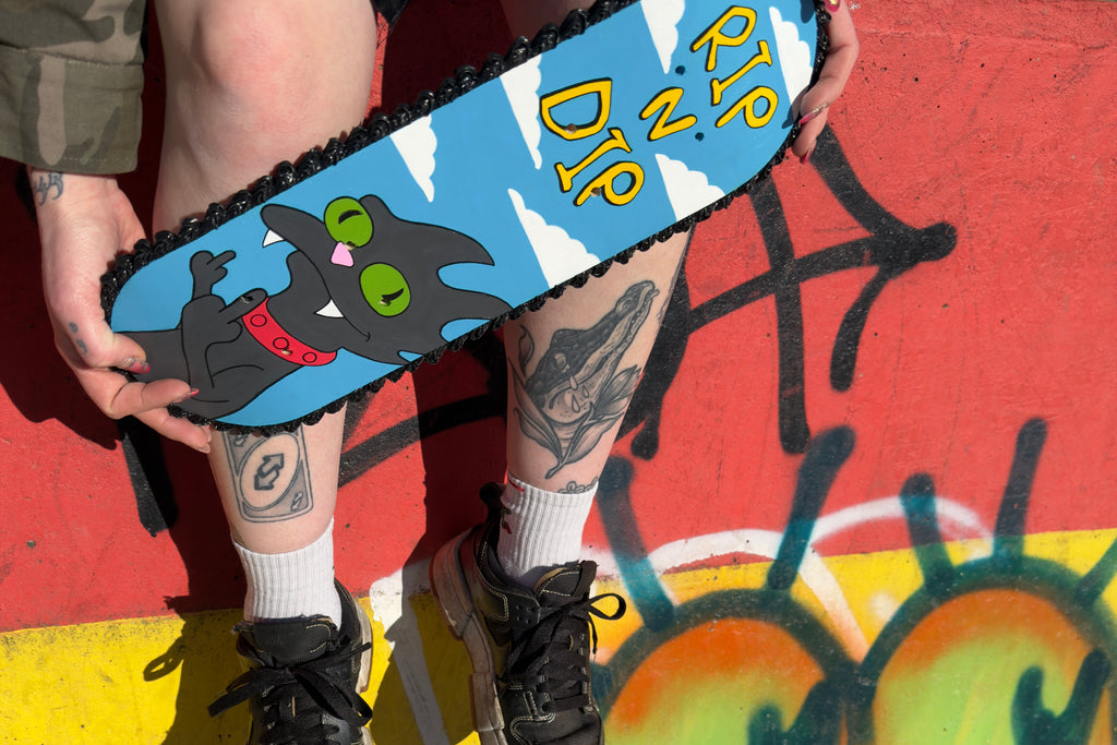 Snowball x RipnDip Scakeboard